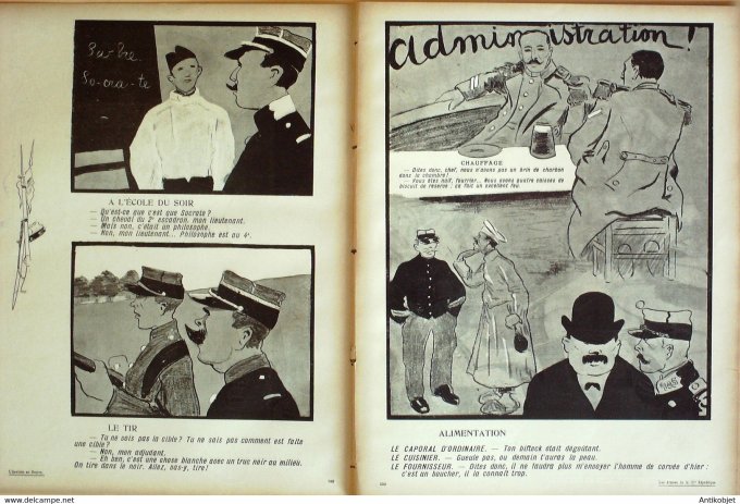 L'Assiette au beurre 1905 # 246 Les Armées de la IIIe République d'Ostoya