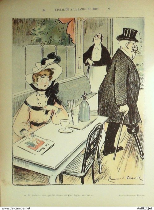 Le Rire 1905-03-11 # 110 Journal humoristique Ed.Originale Le Ver solitaire