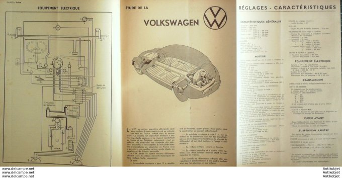 R.T Automobile Lancia Belna Wolkswagen 36 # 1949