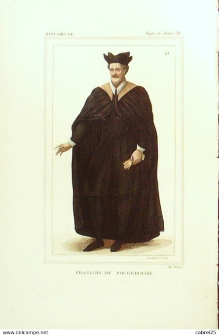 De Fougerolles FrançoisHenri Iii 16ème 1852