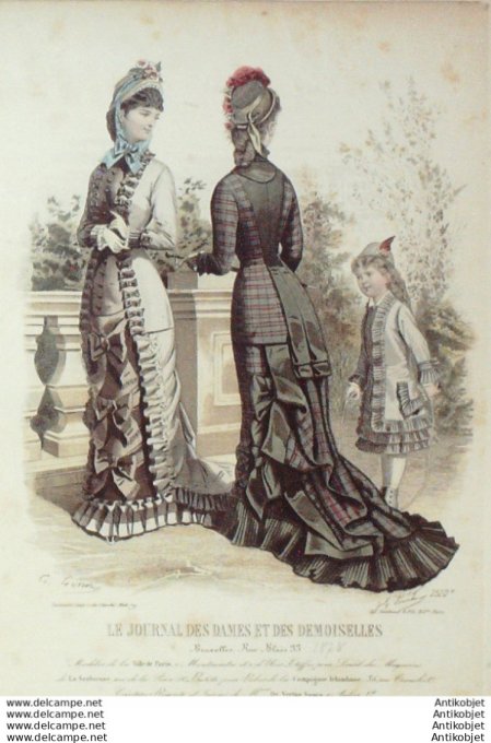 Journal des Dames Demoiselles 1876 # 1510 (Maison Scabieuse)