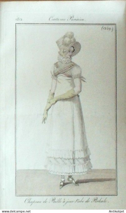 Costume Parisien 1812 # 1249 Robe de Perkale