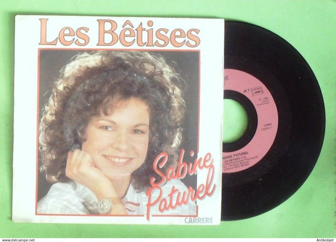 Paturel Sabine 45T SP Les bêtises 1985