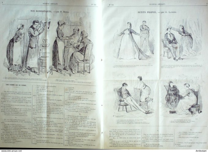Le Journal Amusant 1870 #  742 Les concerts de saison par Denoue