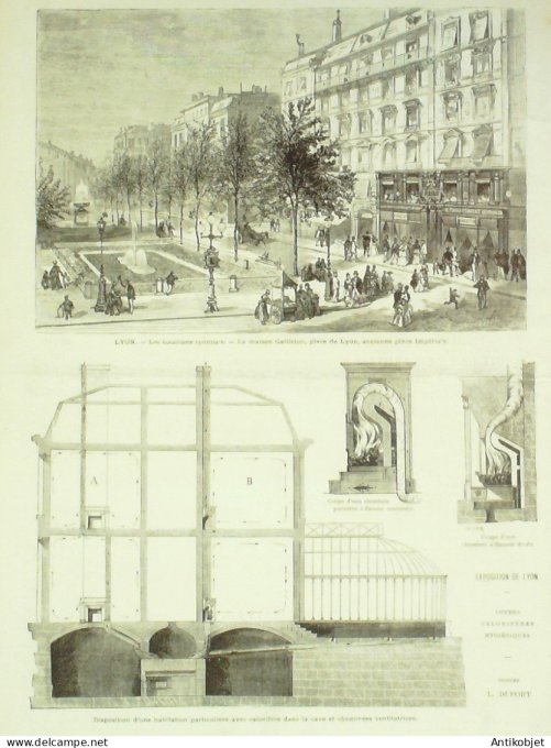 Le Monde illustré 1872 n°795 Belgique pigeons voyageurs Espagne Barcelone Del Coprus Marcoussis (91)