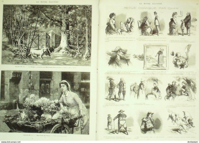 Le Monde illustré 1872 n°795 Belgique pigeons voyageurs Espagne Barcelone Del Coprus Marcoussis (91)