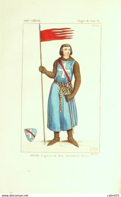 Henri 1er Seigneur de la ville D'Argentan Maréchal 13ème
