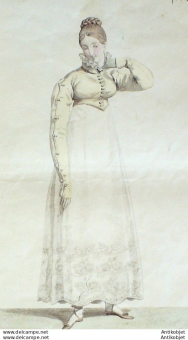 Costume Parisien 1817 # 1641 Spencer de Lévantine