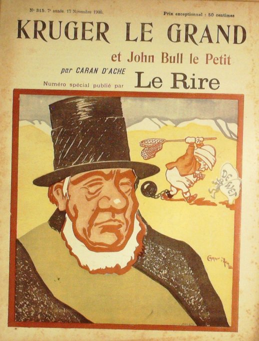 Le Rire 1900 n°315 Caran Ache Le Petit "John Bull" Jacques