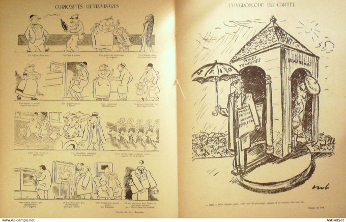 Le Rire 1925-12-19 # 359 Journal humoristique Ed.Originale Desabuses