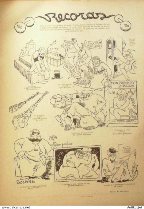 Le Rire 1925-12-19 # 359 Journal humoristique Ed.Originale Desabuses