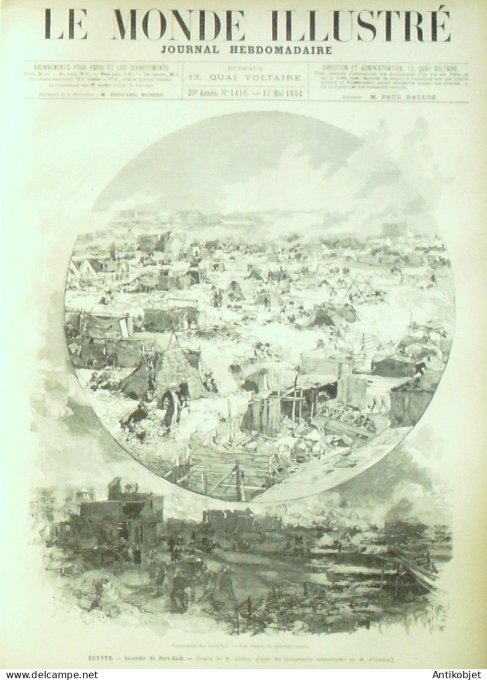 Le Monde illustré 1884 n°1416 Roumanie Bucarest Chine Bac-Ninh Espagne Alcudia