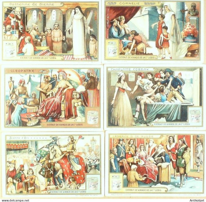 Chromo Liebig Sang 1137 Femmes celebres (1922)