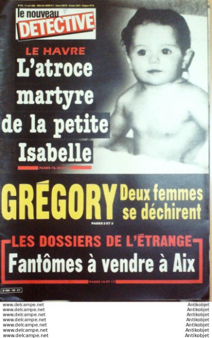 Détective 1985 # 134 Arles Epinal Ebersmunster La Rochelle  Le Havre Aix-en-Prov