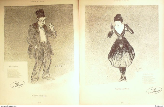 L'Assiette au beurre 1901 #  36 Les cafés concerts I La censure Ibels