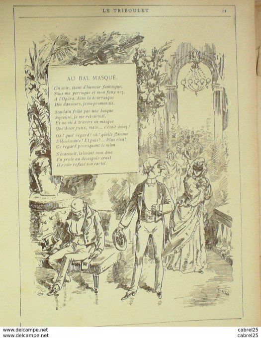 Le Triboulet 1888 n°07 CHASSEZAC CRECELLE ROLAND GRELOT BLASS LILIO DE BUSSY