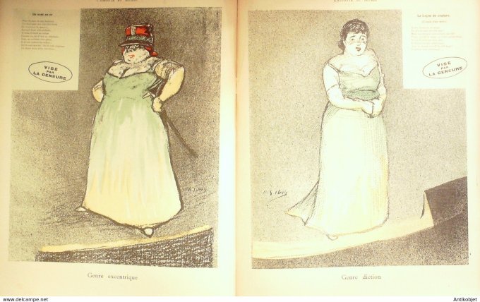 L'Assiette au beurre 1901 #  36 Les cafés concerts I La censure Ibels