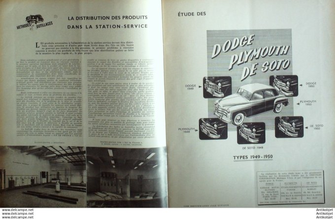 R.T Automobile Dodge De Doto lymouth 1949