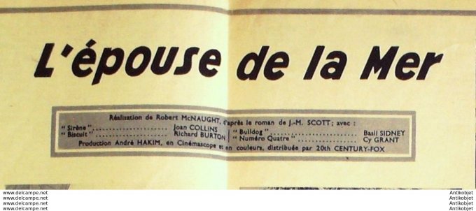 Mon Film 642 58-11-26 Incognito Eddie Constantine Moustache Dario Moreno