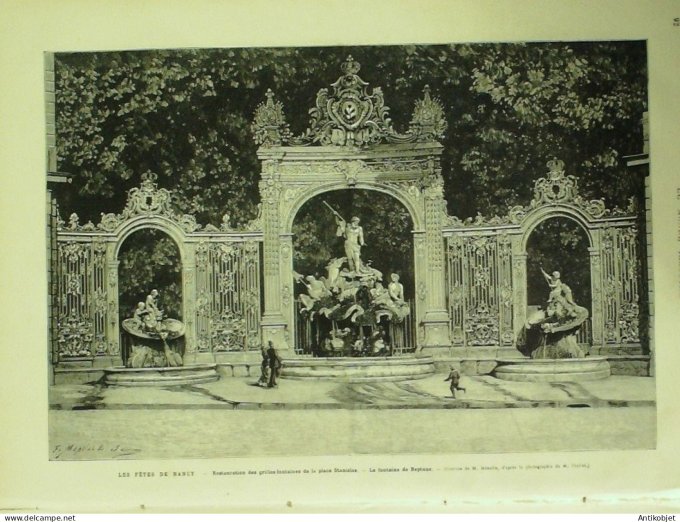 Le Monde illustré 1879 n°1167 Nancy (54) Italie Certaldo Rome Presdcille école polytechnique