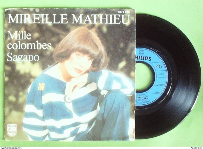 Mathieu Mireille 45T SP Mille colombes 1977