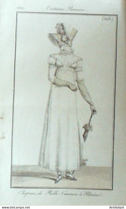 Costume Parisien 1812 # 1253 Canezou à Pélerine