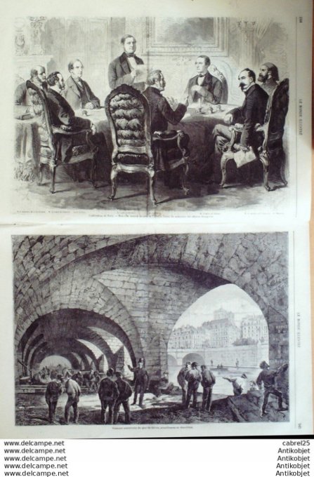 Le Monde illustré 1859 n°105 Algérie Alger chiens de chasse Egypte reine Zénobie