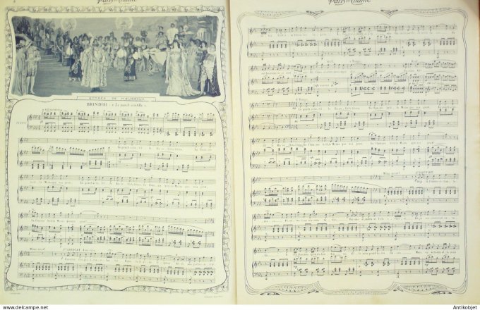 Paris qui chante 1903 #15 Fugère Muller Irma de Lafère Max Morel Romagnan