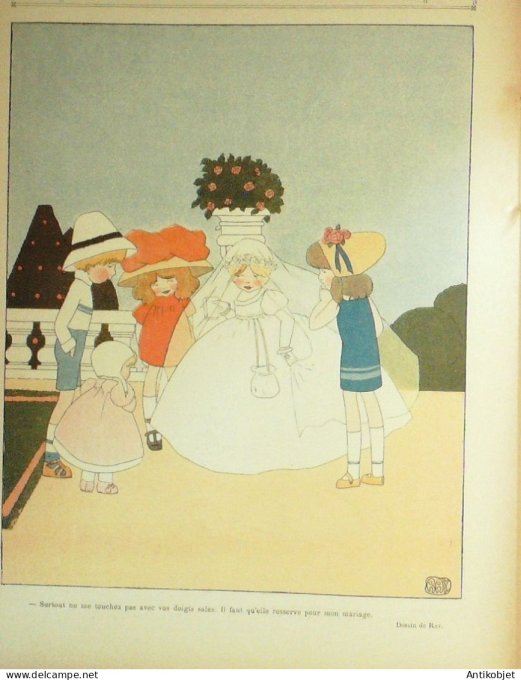 Le Rire 1911-06-17 # 437 Journal humoristique Ed.Originale L'enfant du divorce