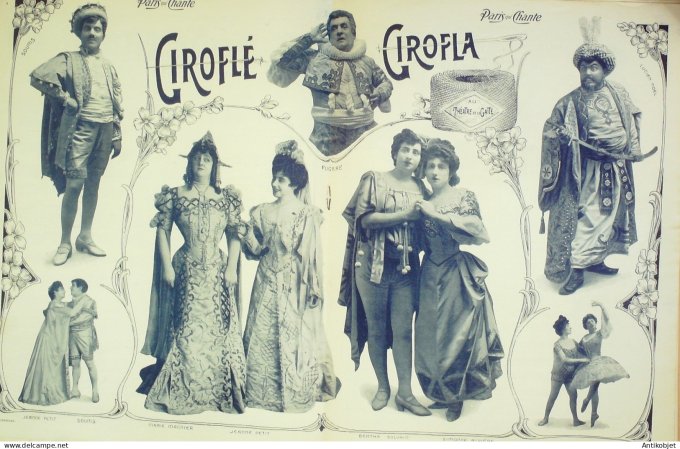 Paris qui chante 1903 n° 15 Fugère Muller Irma de Lafère Max Morel Romagnan