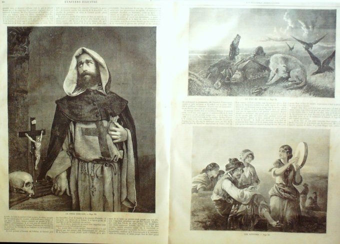 L'Univers illustré 1858 #  31 Bohémiens Danube Picciola père Gervais