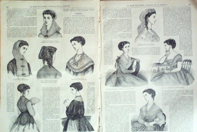 Journal Mode illustrée 1868 # 31 Costume dame