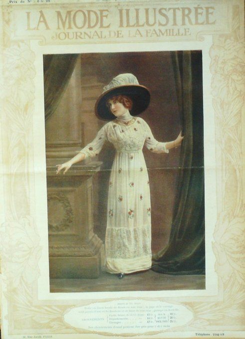 Journal Mode illustrée 1911 # 31 Jaquette & robe de chambre