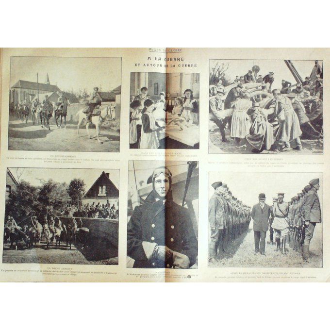 Pages de gloire 1915 n°31 ALSACE VICTORIA SEDUL BAHR BENOIT XV
