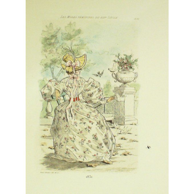 Mode Féminine époque 1831 (H.Boutet)