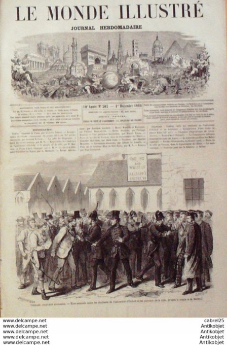 Le Monde illustré 1866 n°503 Sénégal St Louis Italie Venise Vernon (27) Usa New-York