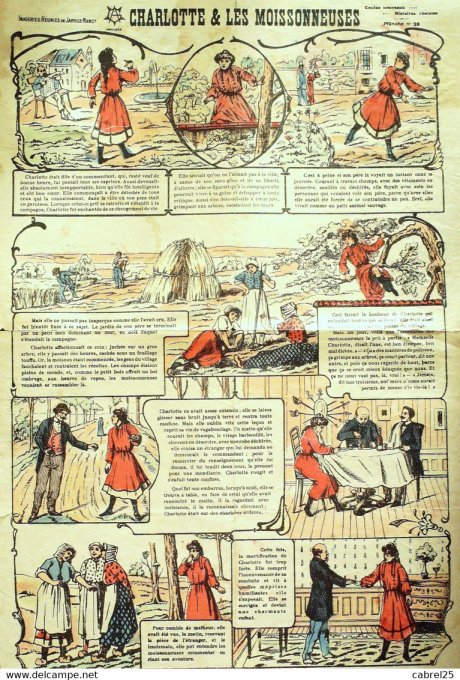 Charlotte & Les Moissonneuses (Pellerin d'epinal)