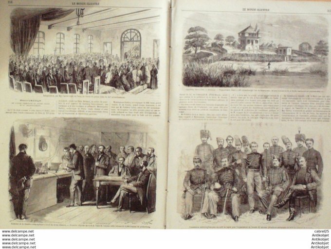 Le Monde illustré 1866 n°503 Sénégal St Louis Italie Venise Vernon (27) Usa New-York