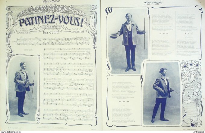 Paris qui chante 1904 #92 Martens Clerc Duval Donorze Anry Taxil Darclée