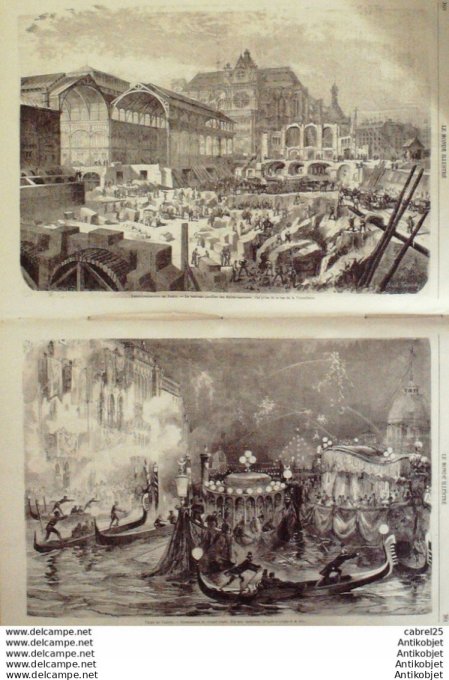 Le Monde illustré 1866 n°503 Sénégal St Louis Italie Venise Vernon (27) Usa New-York