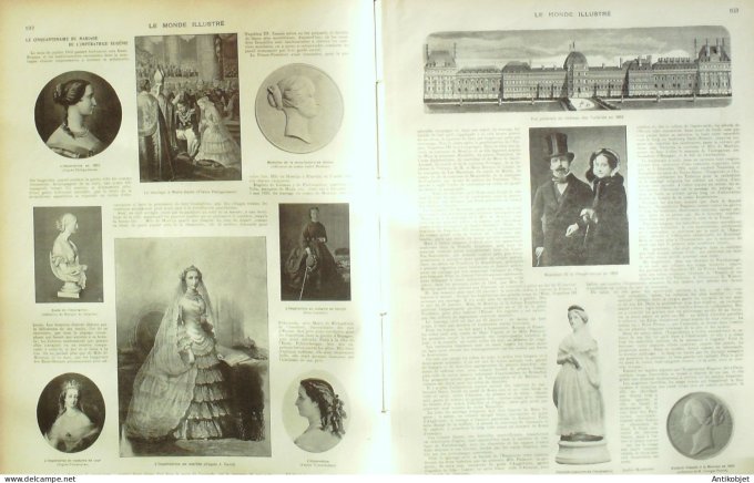 Le Monde illustré 1903 n°2392 Guilvinec St-Guenolé Edouard VII  proclamation Vietnam Hanoï 29)