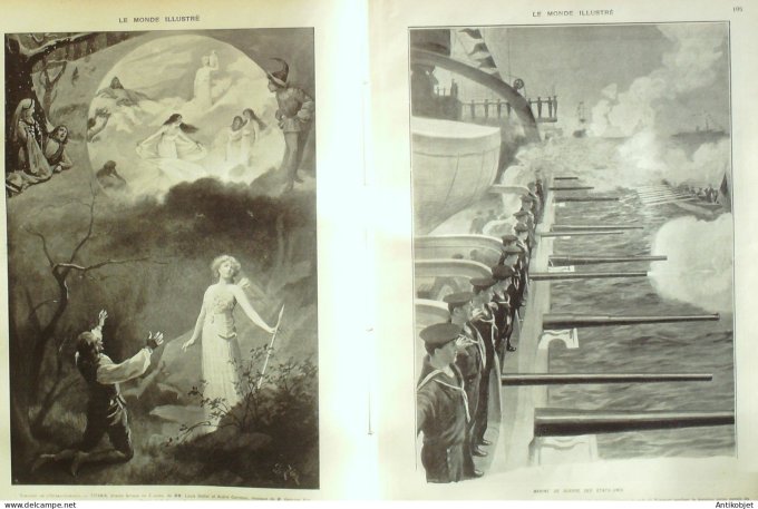 Le Monde illustré 1903 n°2392 Guilvinec St-Guenolé Edouard VII  proclamation Vietnam Hanoï 29)