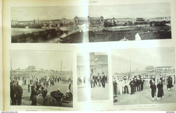 Le Monde illustré 1903 n°2392 Guilvinec St-Guenolé Edouard VII  proclamation Vietnam Hanoï 29)