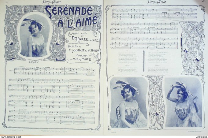 Paris qui chante 1904 n° 92 Martens Clerc Duval Donorze Anry Taxil Darclée