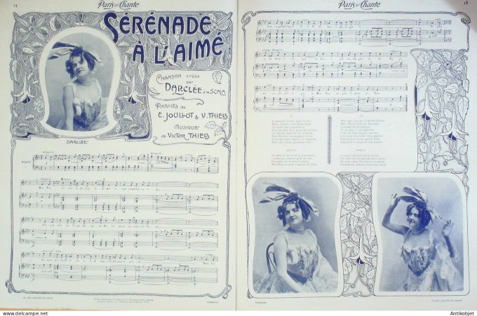 Paris qui chante 1904 #92 Martens Clerc Duval Donorze Anry Taxil Darclée