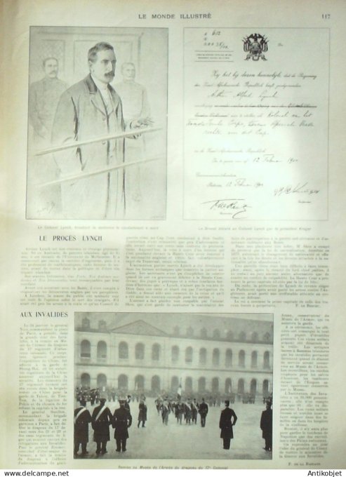 Le Monde illustré 1903 n°2392 Guilvinec St-Guenolé Edouard VII  proclamation Vietnam Hanoï 29)