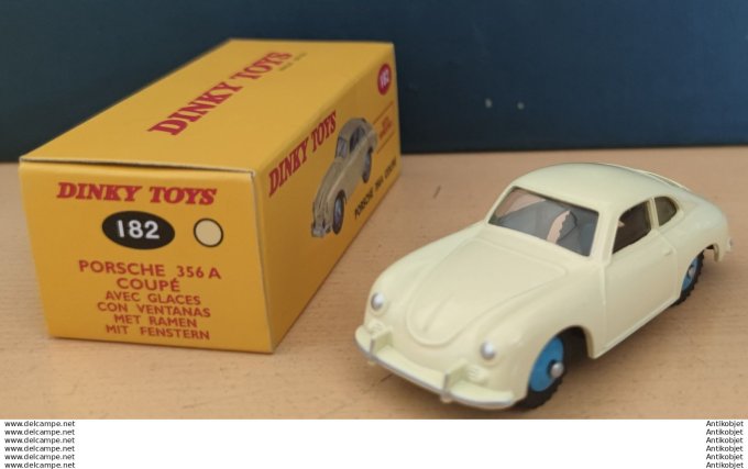 Porsche 356 A coupe creme Dinky Toys Atlas 1:43 sans boite