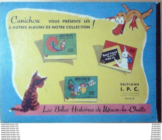 Miaou la chatte Canichou veut voir la mer (Parent) Eo 1943