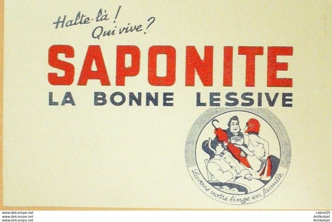 Buvard Saponite Lessive