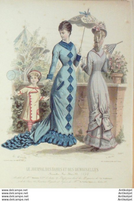 Journal des Dames Demoiselles 1876 # 1518 (Maison Morison)